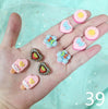 clip on earing girls children Pink jewelry child clip earrings Butterfly Shell Star flower ear clip for kids gift 5 Pairs - Image 11