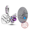 Silver Charm Beads Glowing Luminous Firefly Butterfly Pendant for Bracelet Charm Jewelry - Image 23