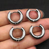 Stainless Steel Hoop Earrings with 3 mm to 5 mm Bands in Multiple Sizes - Image 7