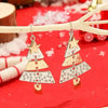 Vintage Metal Christmas Tree Long Drop Earrings for Women Female Holiday Party Jewelry Acccessories Christmas Gift - Image 2