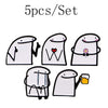 3-10pcs/Set Classic Cartoon Characters Enamel Pin Brooch for Woman Metal Pin Badge Shirt Brooches for Men Woman Jewelry Gifts - Image 7