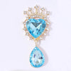 Crystal Brooch 44 20mm 10Pcs Golden Pendant Accessories Wedding Invitation Holiday Creative Decoration - Image 7
