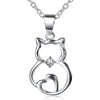 High End Geometric Design Love Cube Zircon Necklace with Removable Round Zircon Jewelry Elegant Daily Accessories - Image 20