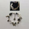 Black Cat and Golden Retriever Matching bracelet Handmade - Image 4