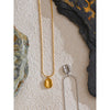Simple Stainless Steel Metal Square Hammer Pendant Necklace Gold Silver Color Pvd Plated Collar Jewelry - Image 6
