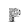 Classics 925Silver Shiny Zircon English Alphabet Beads Pendant Charms Fit Bracelet Jewelry Women Gift - Image 7