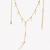 Freshwater Pearl Tassel Y-shaped Clavicle Necklaces Stainless Steel Jewelry On The Neck Accessories For Women - Image 6