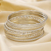 10 Pcs/Set Elegant Love Rhombus Pattern Bracelet for Women Twisted Open Cuff Bracelets Party Jewellery Accessories - Image 4