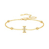 Silver Zircon Gold 26 Letter Bracelets For Woman Simple Jewelry Wedding Party GiftS Jewelry A - Image 12