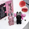 Gege Bear Pink Rabbit Velvet Matte Lip Cream Black Rabbit Water light lip glaze matte mirror pendant lipstick lip gloss - Image 1