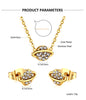Necklaces Jewelry Sets For Women Girls Stainless Steel Pendant Necklaces And Earrings 2 Pieces Sets Wedding Party Jewelry Gifts - Image 69