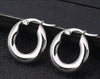 Open Heart Hoop Earrings in Gold Tone or Silver Tone - Image 24