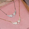Shiny Rhinestone Angel Wing Necklace Sparkling Wing Collarbone Chain Elegant Party Jewelry Accessories for Women Chokers - Image 2