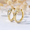Geometric Metal Hoop Earrings for Women Gold Color/Silver Color Lady's Ear Earrings Daily Wear Versatile Jewelry - Image 27
