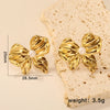 Shell Water Drop Golden Imitaiton Pearl Women Stud Earrings Stainless Steel Heart Female Earring Elegant Jewelry Gifts - Image 16