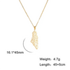 Palestine Arabic Pendant Necklaces for Women Men Country Geographic Charms Chain Choker Stainless Steel Jewelry - Image 4