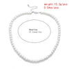 Simple Imitation-Pearl Beaded Short Choker Necklace for Men White Beaded Chains on Neck Accessories Jewelry - Image 4