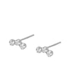 Small Hoop and Stud Earrings with Charm and Chain Styles - Image 11