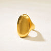 Stainless Steel Oval with a Cold and Elegant Surface, High-Quality, Exaggerated and Ring for Women - Image 9