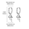 Zircon Hoop Earrings for Women Gold Color Stainless Steel Butterfly Heart Snake Earring Party Wedding Jewelry Gif - Image 17