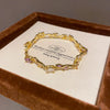 Leaf Branch Bracelet with Cubic Zirconia Details in Gold-Tone or Silver-Tone - Image 23