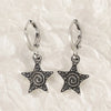 Goth Vintage Cute Bowknot Pink Strawberry Heart Star Pendant Earrings Egirl Gothic 2000s Y2K Emo Rave Jewelry Scene Accessories - Image 4