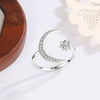 Silver Open Retro Ring For Women Geometric Punk Asymmetric Jewelry Gift - Image 13