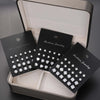 Geometric Six-Claw Heart-Shaped Crystal Zircon Basic Set Ear Studs Vintage Elegant 36 Pairs Unisex - Image 1