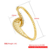 Golden Plated Brass Bracelet With Zirconia Earrings And Ring Collection Style Ladies Jewellery - Image 6