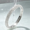 Geometric Zircon Cuff Bracelet For Women Golden Plated Open Bangle Party Wedding Jewelry Gifts - Image 3