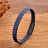 Simple Classic Stainless Steel Bracelet for Women Men Braided Leather Bangles Special Birthday Party Couple Jewelry Gift - Image 9