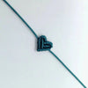 Braided Heart Rope Bracelet Adjustable in Many Colors - Image 31