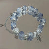 Niche Design Star Chain Tassel Bracelet for Women Fantasy Blue Crystal Beads Elastic Rope Bracelet Friend Jewelry Gifts - Image 10
