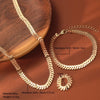 3pcs Set Gold Color Ears of Wheat Necklace Bracelet Ring Set for Women Simple Personality Jewelry Accessories Gift - Image 6