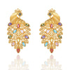 Colorful Zircon Women Earrings Hight Quality Gold Plated Phoenix Shaped Big Earrings For Party Jewelry Gifts - Image 7