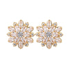Cubic Zirconia Christmas Snowflake Stud Earrings for Women Shiny Crystal Flowers Earring Christmas Year Gifts - Image 13