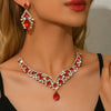 Ladies' Design Necklace Earrings Jewelry Set Suitable for Daily Wear, Wedding Parties, Holiday Gifts - Image 5