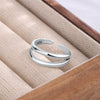 Silver Geometry Simple Adjustable Rings For Women Jewelry Accessories Jewellery Moneys - Image 4