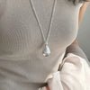Delicate Water Drop Shape Pendant Elegant Women Jewelry Gifts Accessories Geometry - Image 2