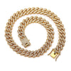 Yupsk 45/50CM Men Women Hip Hop Cuban Chain Iced Out Bling Rhinestone Necklace Hiphop Crystal Necklaces Jewelry - Image 6