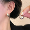 Silver Vintage Gold Round Earrings For Women Circle Earring Jewelry Prevent Allergy Party Accessories Gifts - Image 10