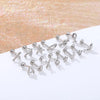 16G 316L Stainless Steel Labret Stud with Decorative Screw-Fit Top for Cartilage Piercings - Image 6