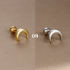 1PC 316L Stainless Steel Mini Zircon Cartilage Piercing Stud Earring For Women Girl Helix Tragus Body Jewelry Statement - Image 25
