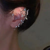 Zircon Angel Wings Ear Clip Earrings for Women Girls Non Pier Cing Ear Cuff Ear Hook Party Wedding Jewelry Gift - Image 10