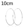 Large Thin Hoop Earrings in Stainless Steel 30mm to 100mm - Image 23