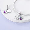 Silver Charm Beads Glowing Luminous Firefly Butterfly Pendant for Bracelet Charm Jewelry - Image 4