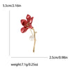 Resin Tulip Brooch for Women Unisex Rhinestone Flower Pin Pearl Plant Lapel Pin Banquet Party Backpack Gifts Jewelry Accessories - Image 18