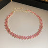Colorful Rhinestone Choker Necklace with Multiple Color Options - Image 15