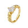 heart jewelry sets Cubic zirconia heart connector bracelet for women Brass necklace party Jewelry - Image 8