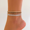 Boho Anklet Foot Multilayer Pearl Chain Summer Bracelet Charm Anklet Sandals Barefoot Beach Vacation Foot Bridal Jewelry - Image 8